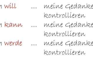 Gedanken kontrollieren